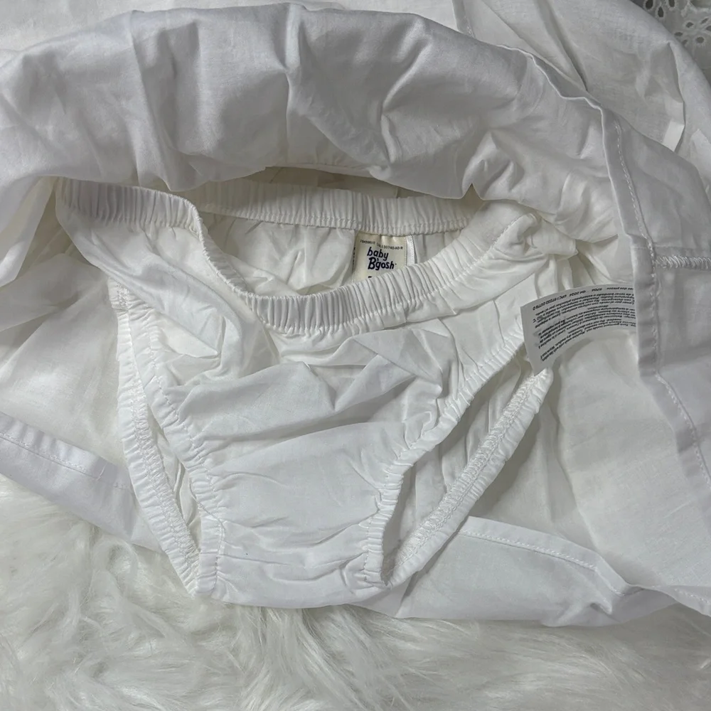 OshKosh B'gosh White Eyelet Casual Dress - Picture 9 of 10